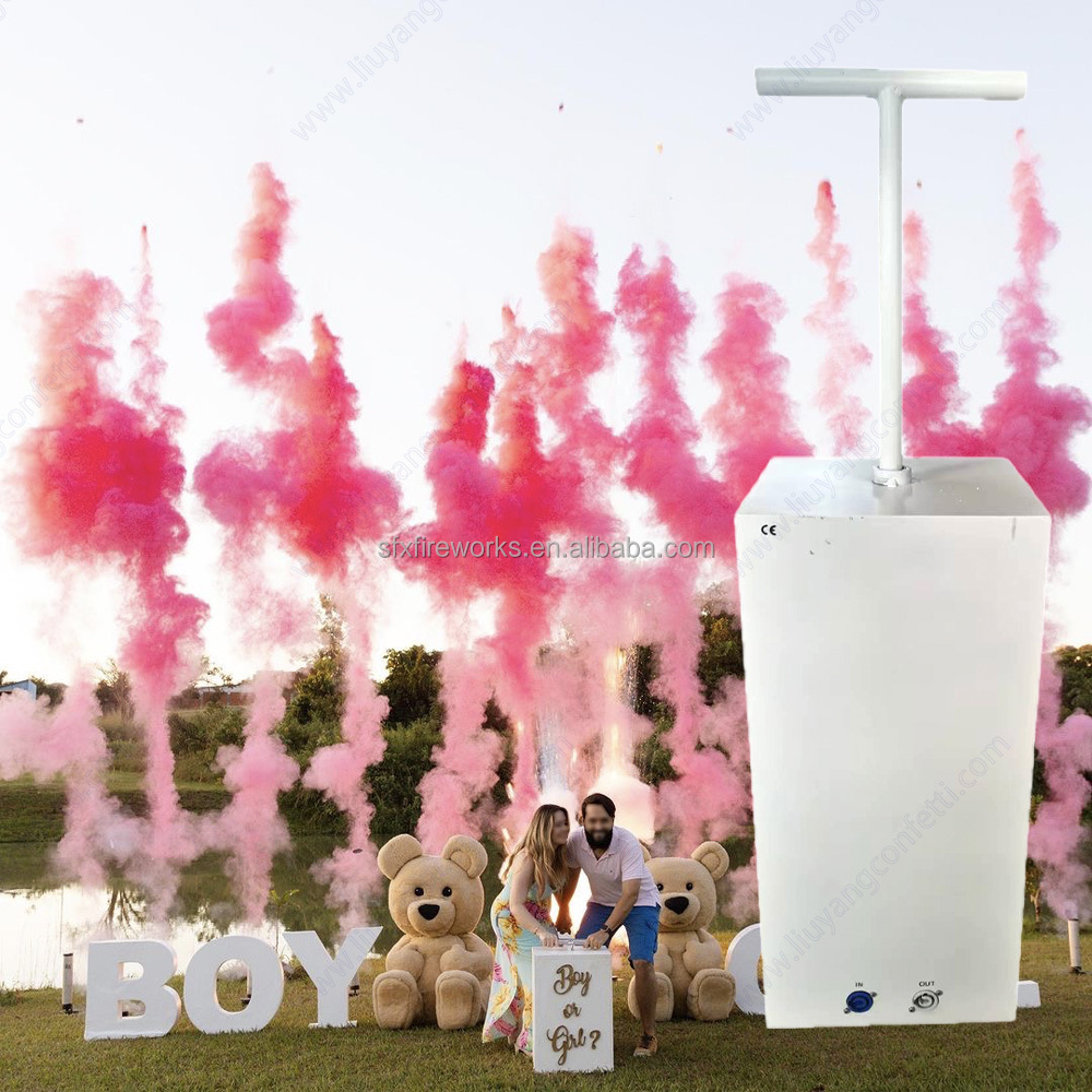 Confetti Cannon Tube - Electric Gender Reveal Smoke Blaster TNT