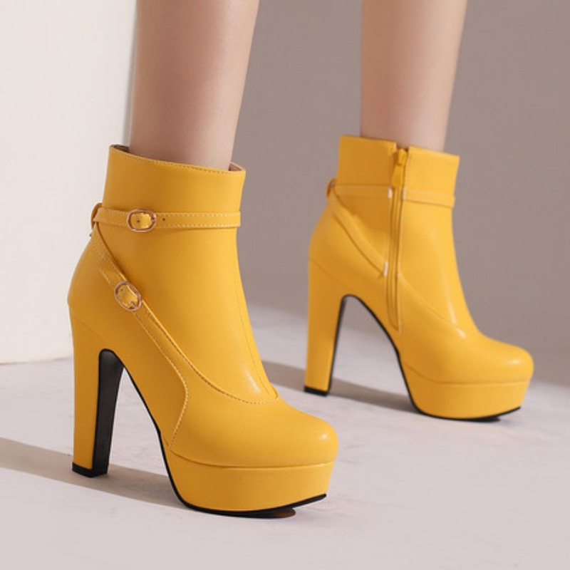 Eve Party - Fashion Platform Boots Women Sexy Rivets