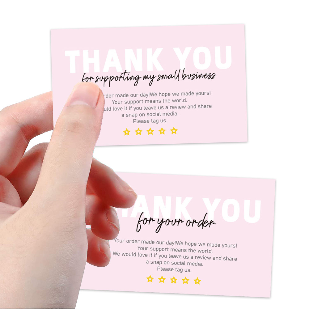 Event Support - 10-30Pcs Pink Thank You For Supporting