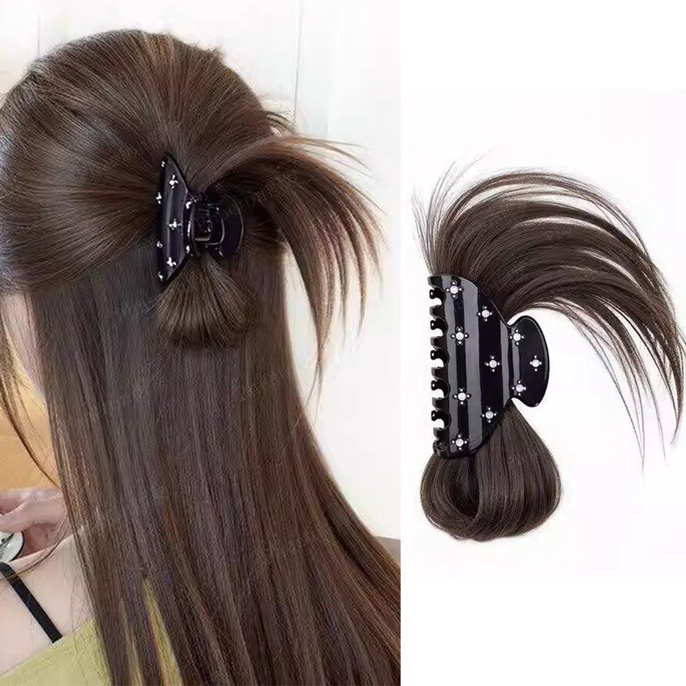 Event Suppliers - Fluffy Messy Bun Claw Clip Synthetic