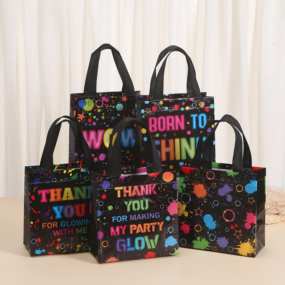 Party Event Supply Store - Gift Wrapping Bag Non-woven Fabric Fluorescence