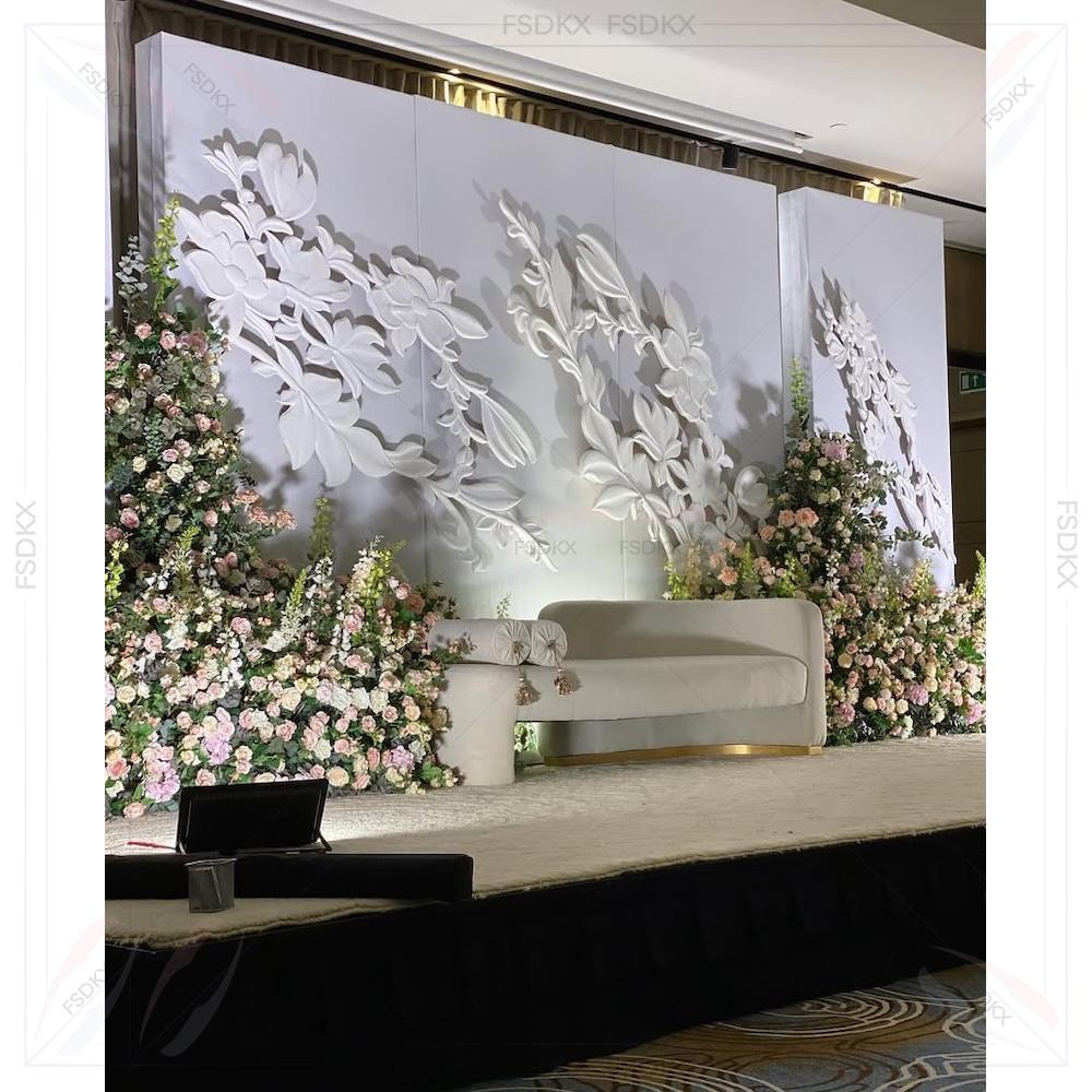 Party Event Supplier - Wedding Supplier White Arch Backdrop 3d