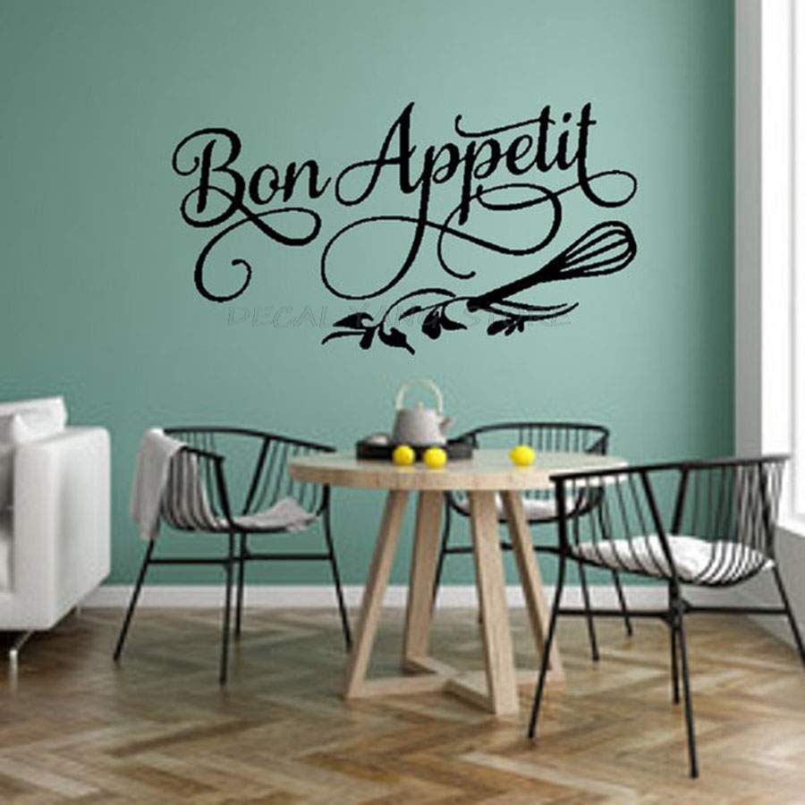 Flower Wall Panel - Good Appetite Wall Decal Dining Room