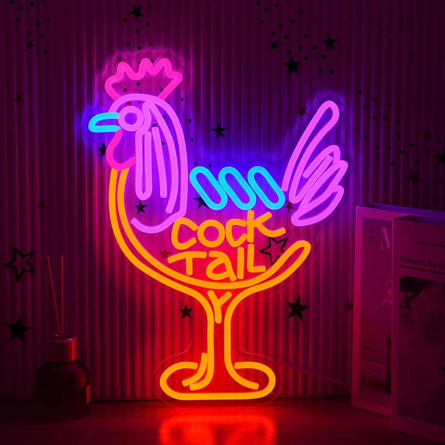 Neon Sign Party - Cocktail Neon Sign USB Dimmable LED