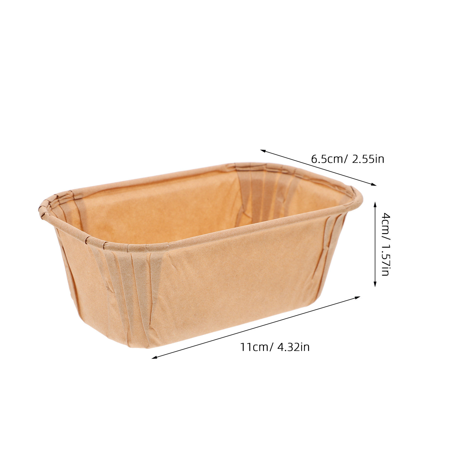 50Pcs Paper Cake Wrappers Rust - Plastic Cup 50Pcs 评论和价格
