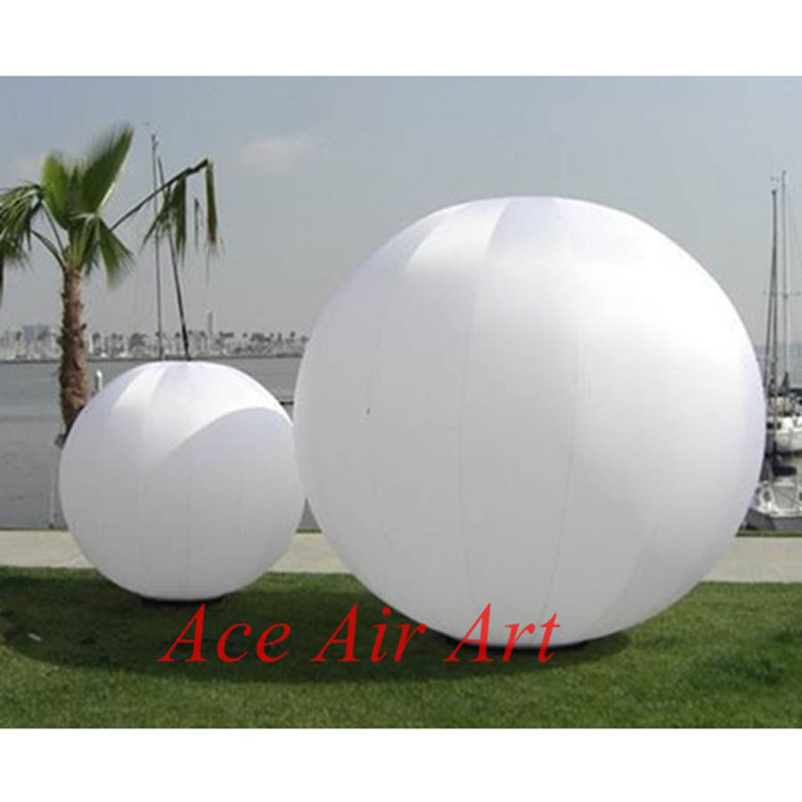 Inflatable White Round Ball, P - Party Event Supplier 评论和价格