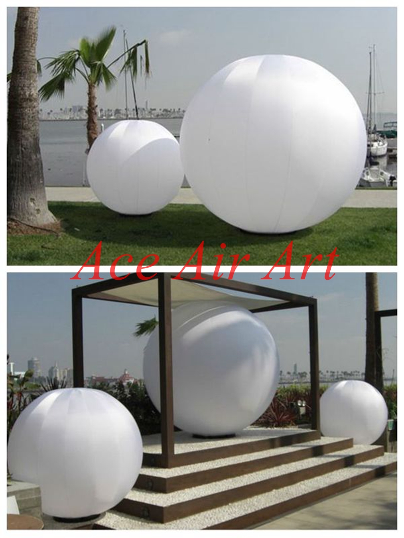 Inflatable White Round Ball, P - Party Event Supplier 评论和价格