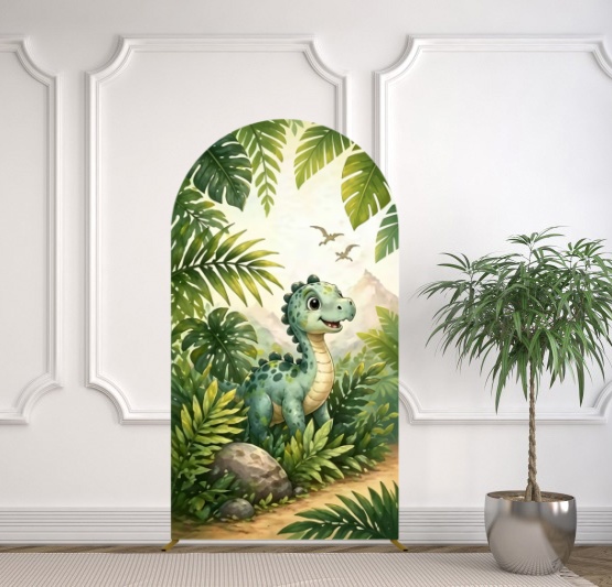 Yeele Dinosaur Themed Arch Cov - Dessert Table Backdrop 评论和价格