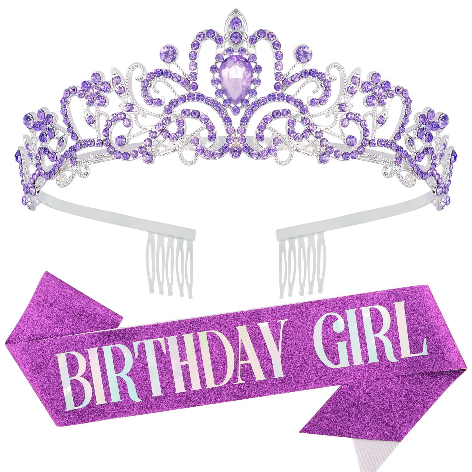 Birthday Queen Sash and Crysta - Birthday Sash Glitter 评论和价格