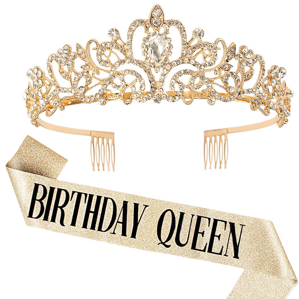 Birthday Queen Sash and Crysta - Birthday Sash Glitter 评论和价格