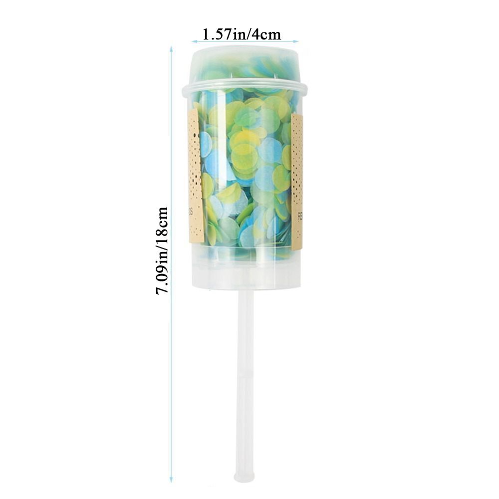 Colorful 1Pcs Bridal Shower Pu - Confetti Cannon Tube 评论和价格