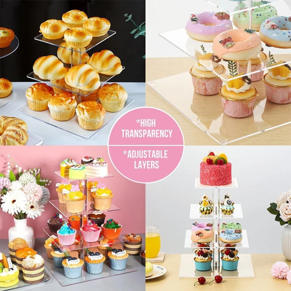 Clear Acrylic Cupcake Stand 3/ - Cupcake Stand Tier 评论和价格