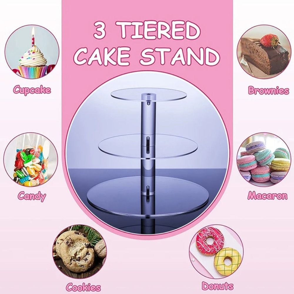 Clear Acrylic Cupcake Stand 3/ - Cupcake Stand Tier 评论和价格