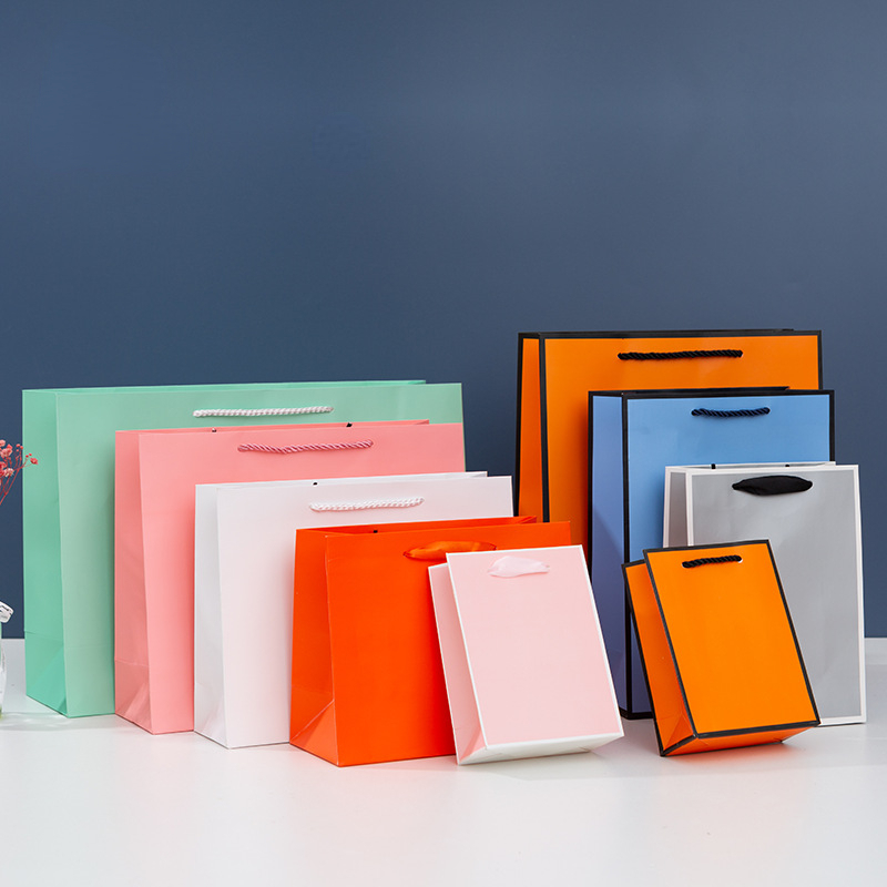 1pc/lot Solid Color Gift Carry - Event Party Shop 评论和价格