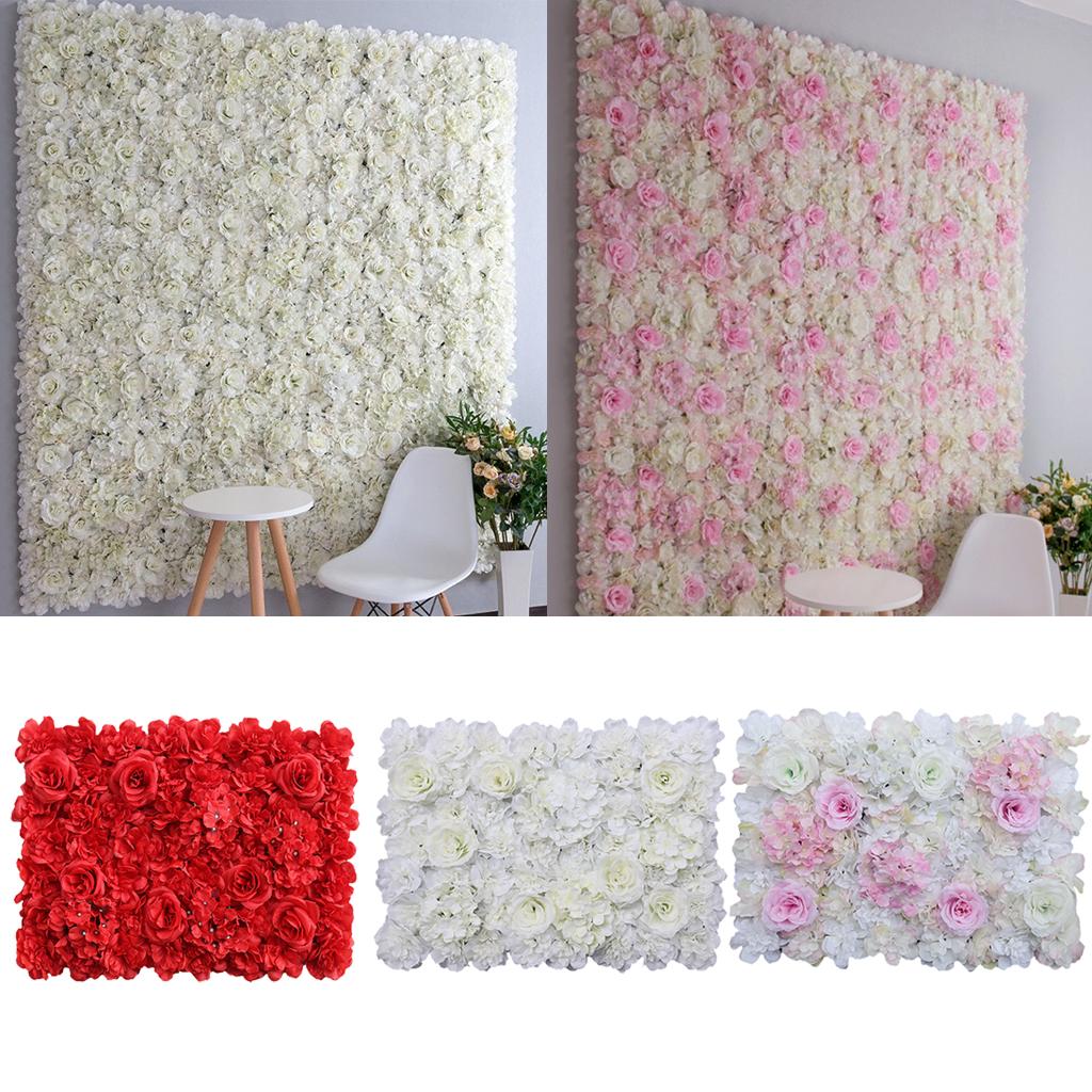 Romantic Artificial Wedding Fl - Flower Wall Panel 评论和价格