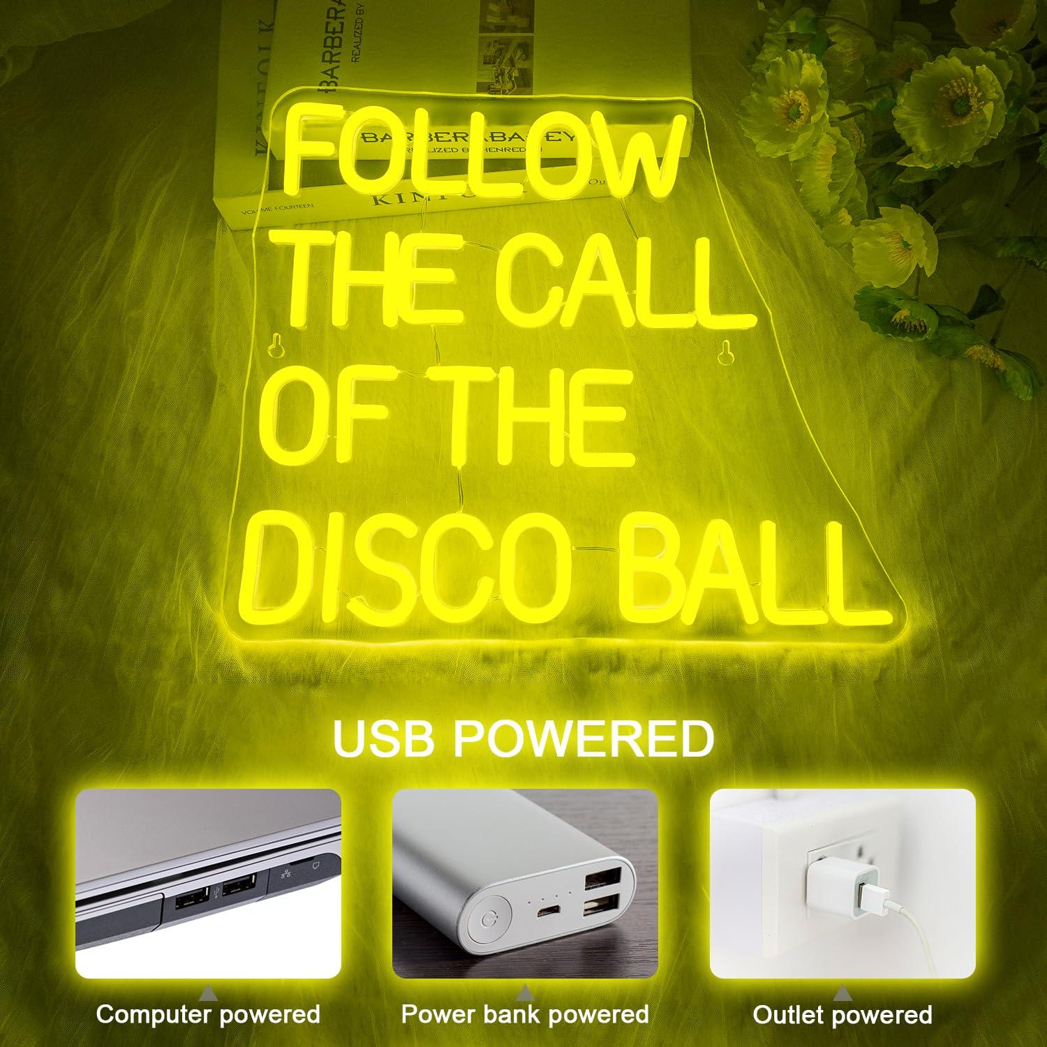 Follow The Call Of The Disco B - Neon Sign Party 评论和价格