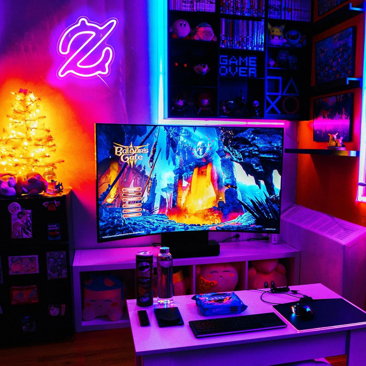 Gaming Scholar Neon Sign USB P - Neon Sign Party 评论和价格