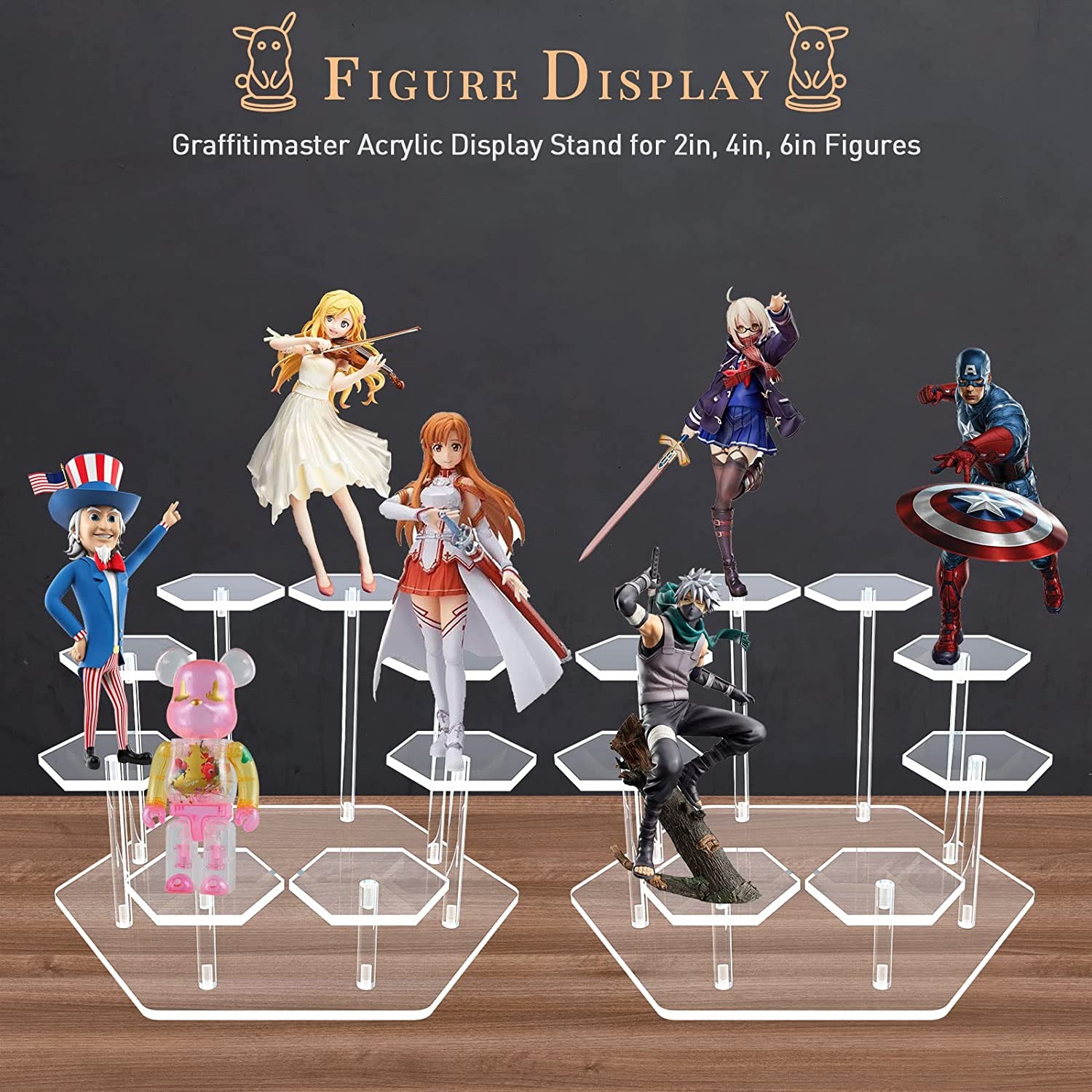 8/9 Tier Acrylic Display Stand - Cupcake Stand Tier 评论和价格