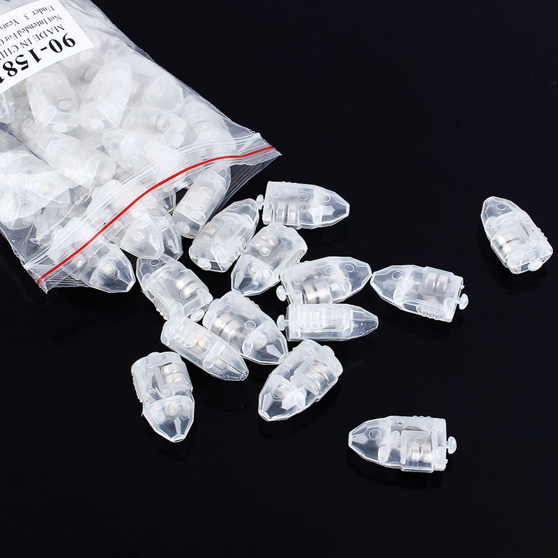 50pcs mini LED balloon lamp Wh - Led Balloon Light 评论和价格