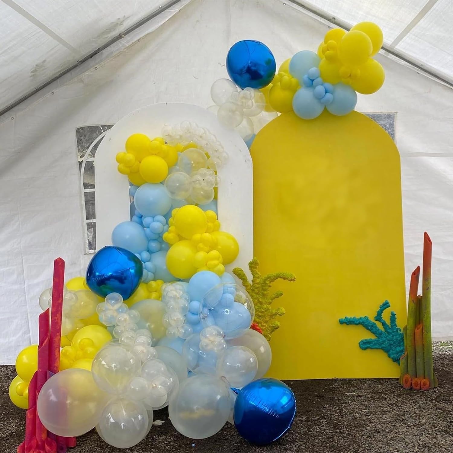 124-Piece Seaside Pineapple Th - Balloon Arch Kit 评论和价格