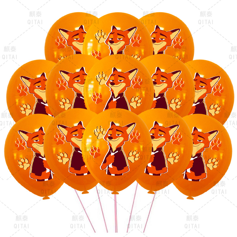 New Zootopia Balloons Wild Ani - Supply Event 评论和价格