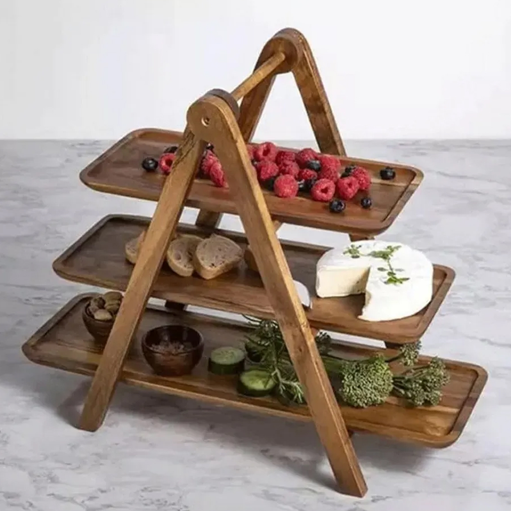 3 Tier Serving Tray Three Tier - Cupcake Stand Tier 评论和价格