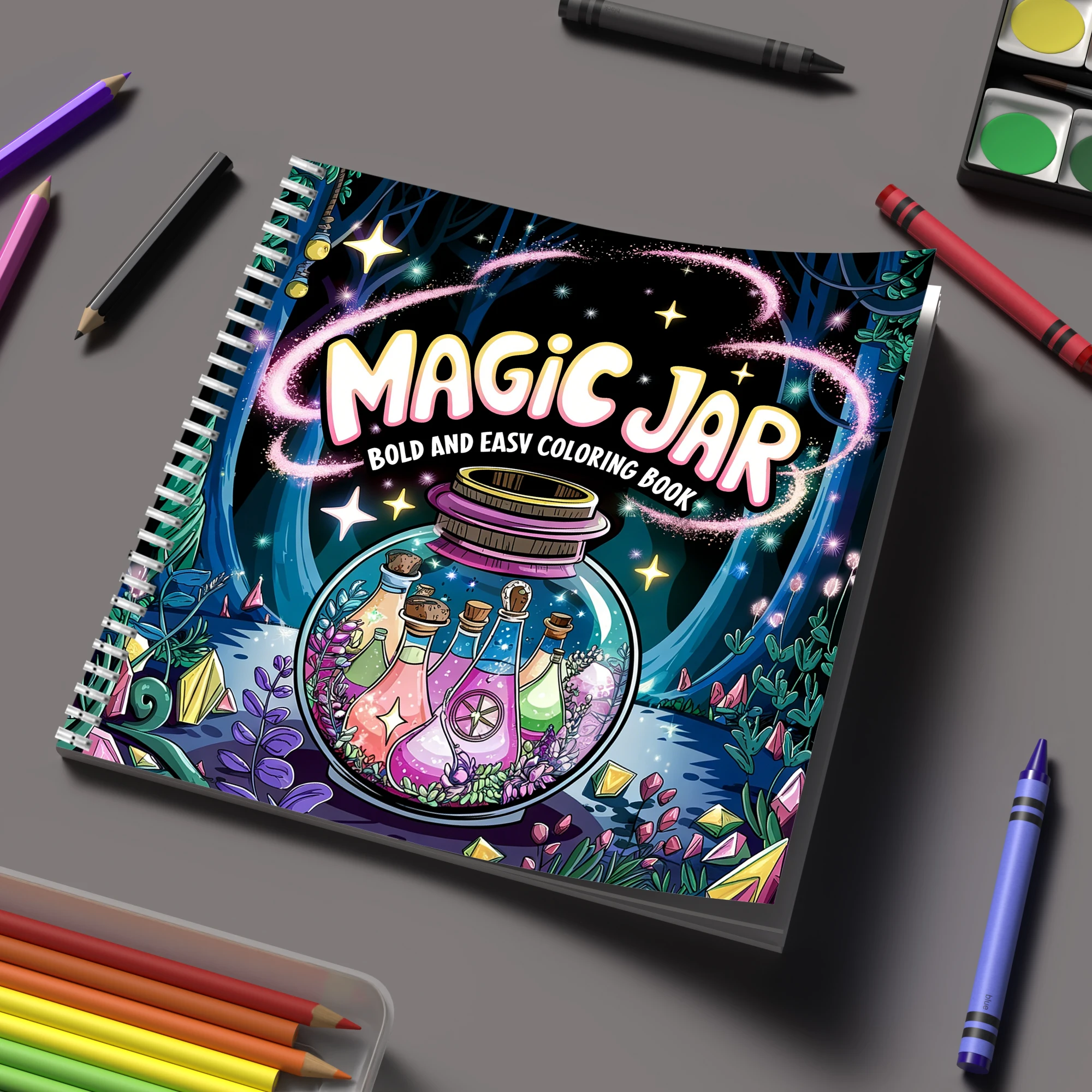 Coloring Book Magic Jar for Ad - Supply Event 评论和价格