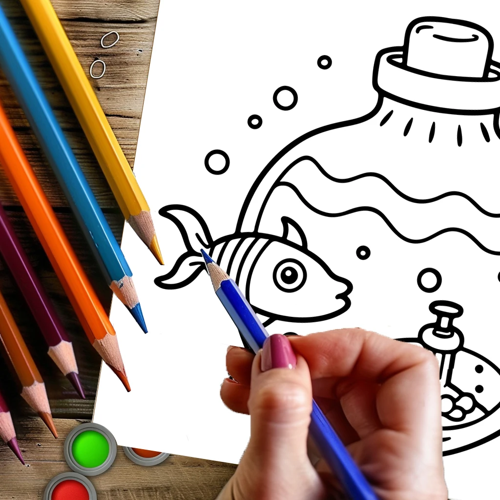 Coloring Book Magic Jar for Ad - Supply Event 评论和价格