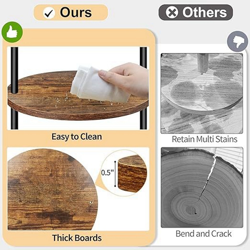 ABLN-Wooden Cupcake Stand Dess - Cupcake Stand Tier 评论和价格