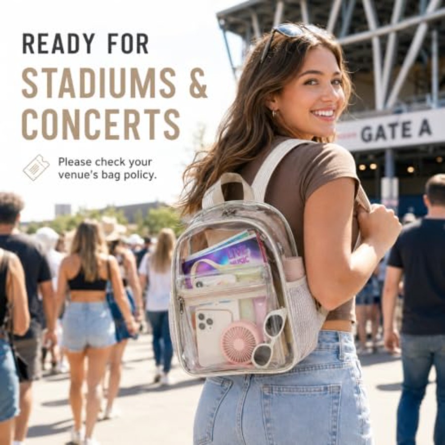 Mini Clear Backpack for Stadiu - Event & Party Supply 评论和价格