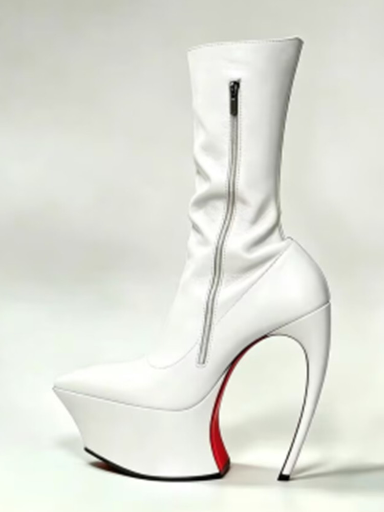 Ladies' Thick Soled Pointed Pl - Eve Party 评论和价格