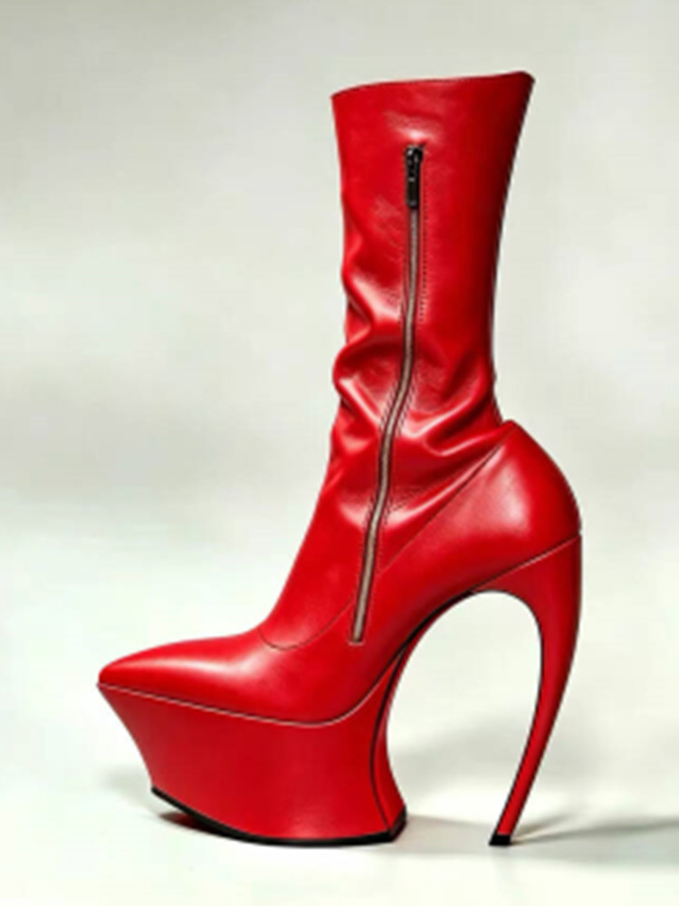 Ladies' Thick Soled Pointed Pl - Eve Party 评论和价格