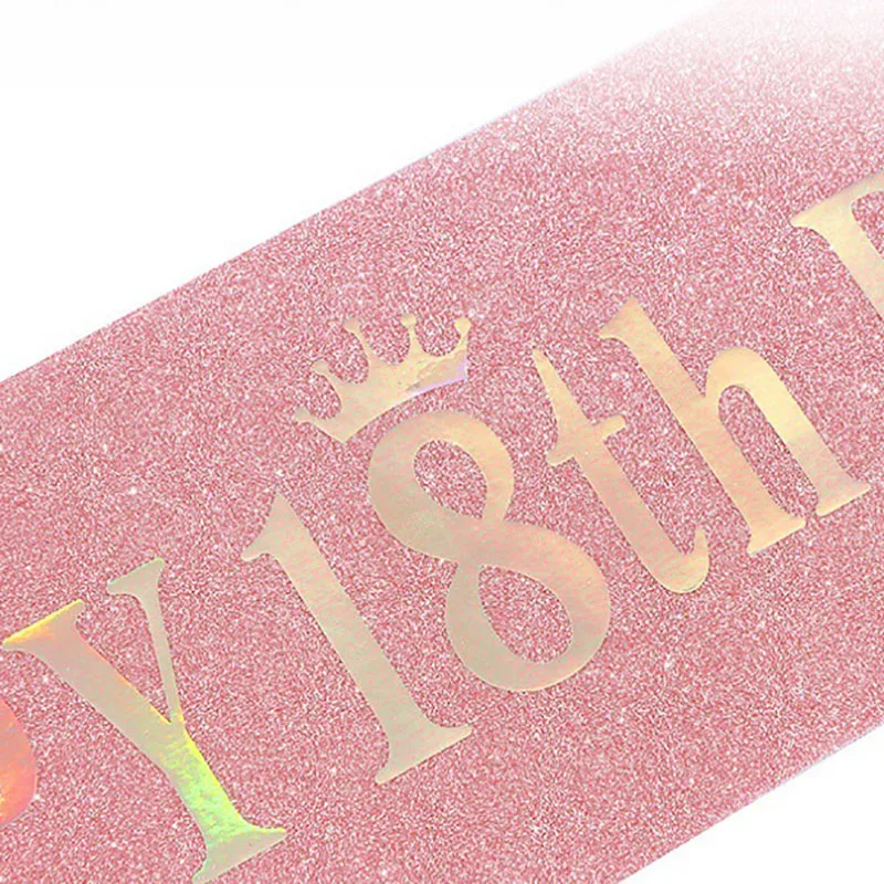 Happy 10th 13th 16th 21st 30th - Birthday Sash Glitter 评论和价格