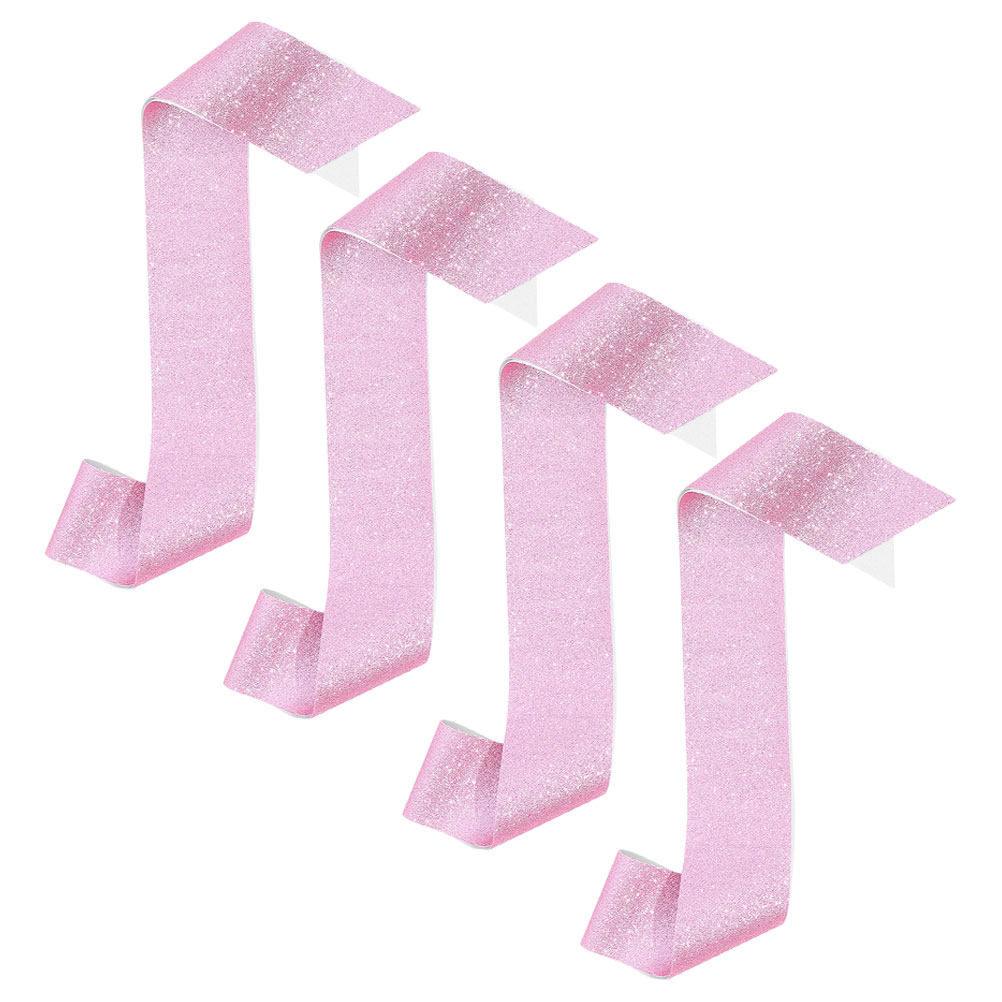 4Pcs Blank Glitter Sash DIY Sa - Birthday Sash Glitter 评论和价格