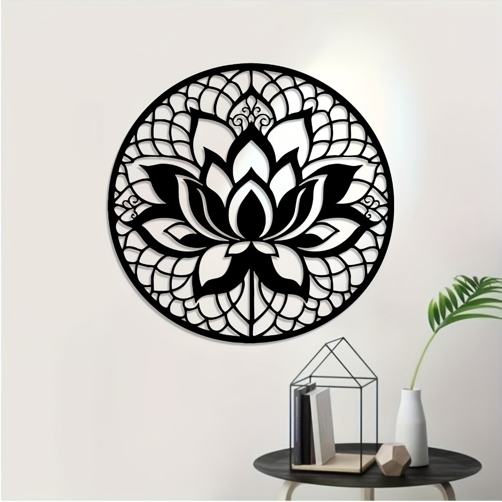 Lumiho Metal Wall Art Lotus Fl - Flower Wall Panel 评论和价格