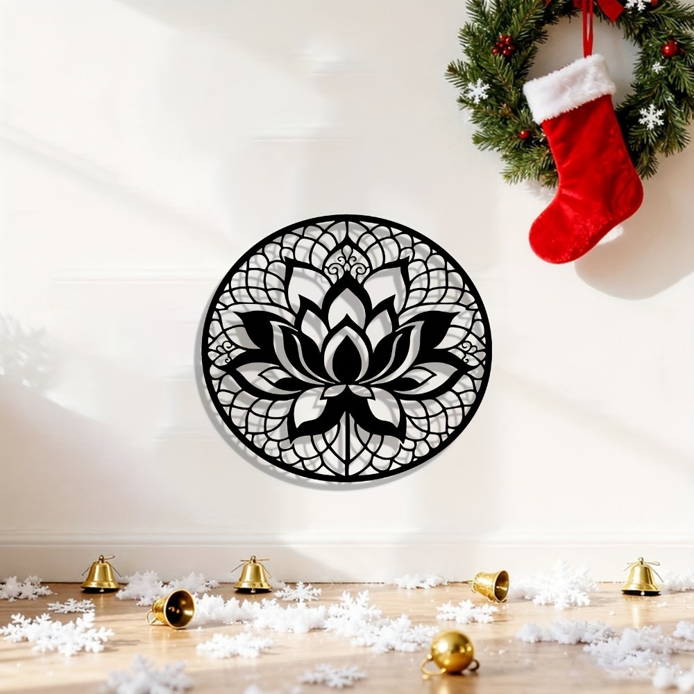 Lumiho Metal Wall Art Lotus Fl - Flower Wall Panel 评论和价格