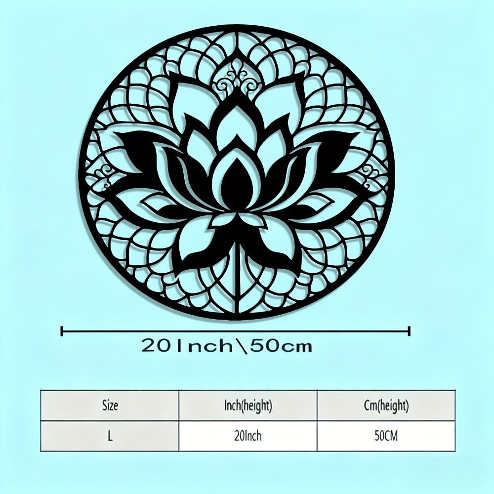 Lumiho Metal Wall Art Lotus Fl - Flower Wall Panel 评论和价格