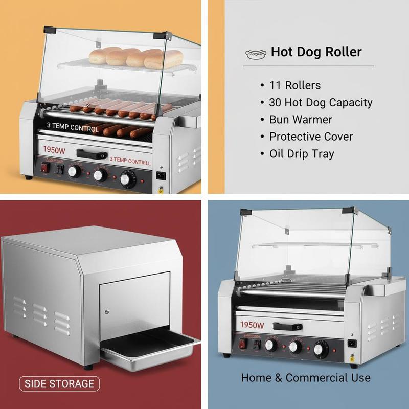 Sausage Grilling Machine 23x19 - Event Party Box 评论和价格