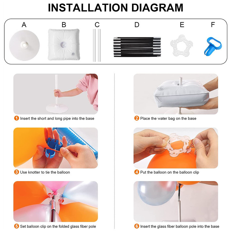 Balloon Stand Holder Balloon A - Balloon Arch Kit 评论和价格