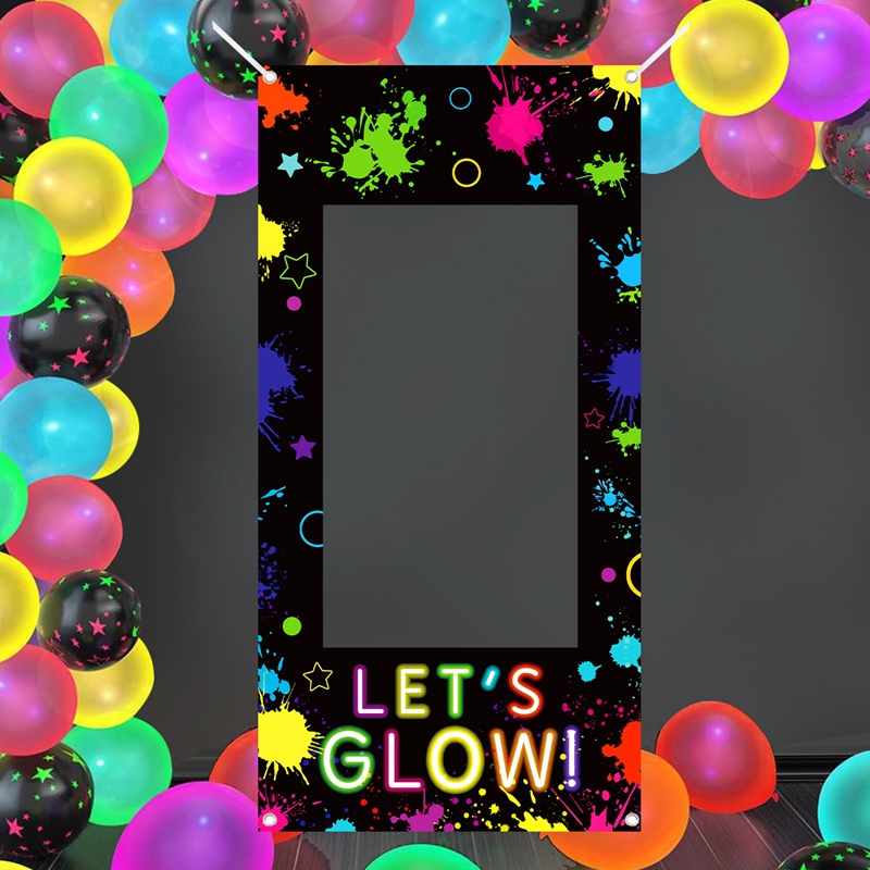 Let‘s Glow Photo Booth Frame N - Let'S Party Event Supply 评论和价格