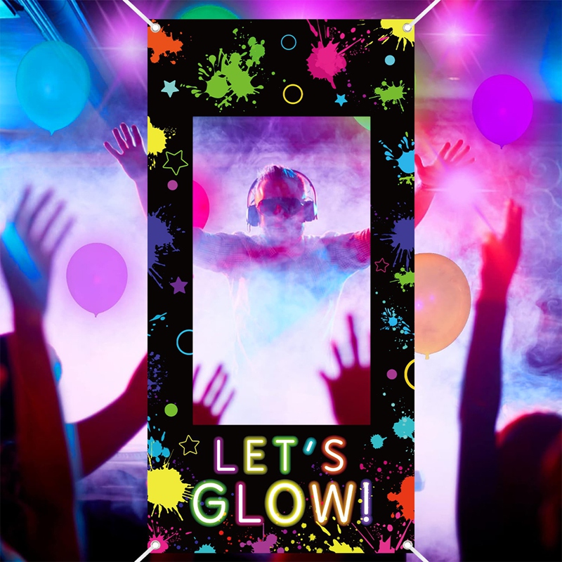 Let‘s Glow Photo Booth Frame N - Let'S Party Event Supply 评论和价格