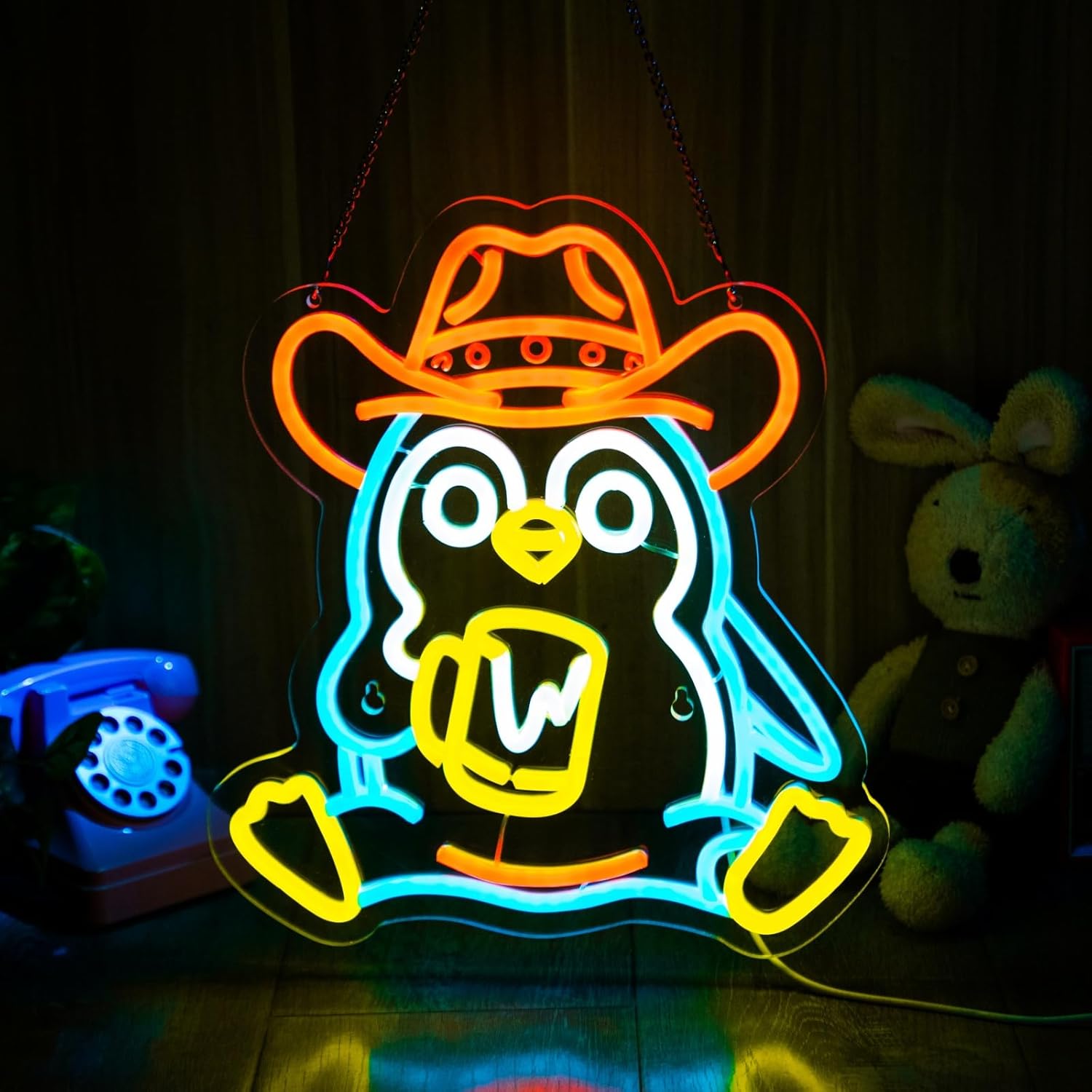 Penguin Neon Sign USB Powered  - Neon Sign Party 评论和价格