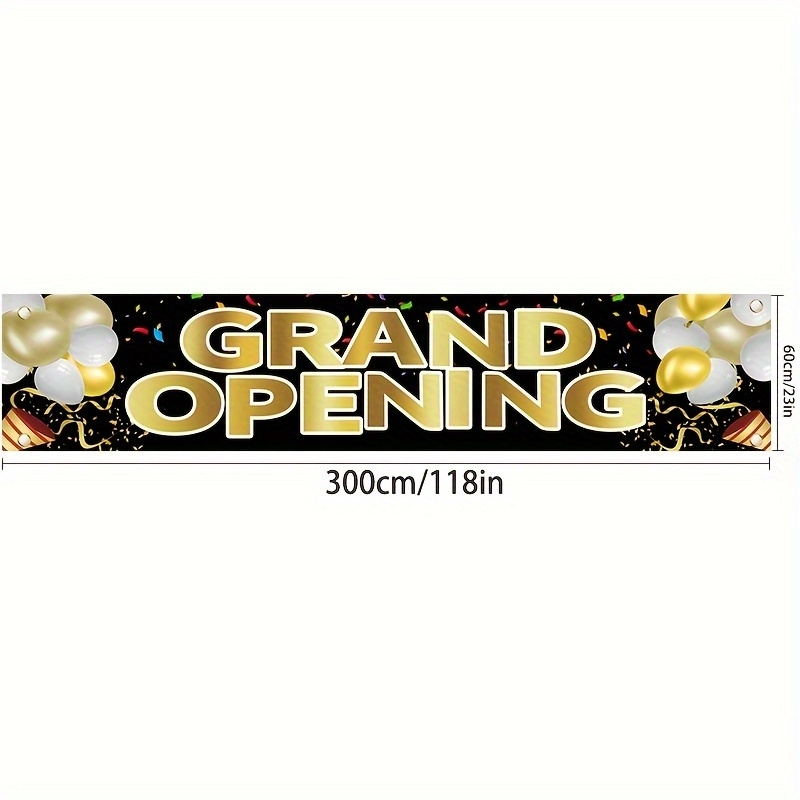 1pc, 2Dflat, grand opening ban - Event Party Shop 评论和价格