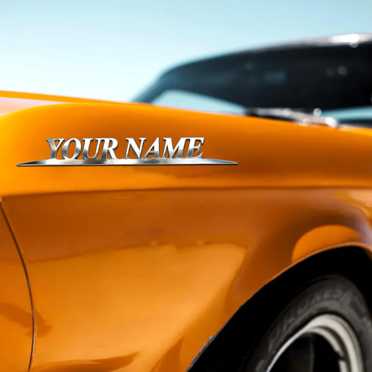 Metal Trendy YOUR NAME Sticker - Event Suppliers 评论和价格