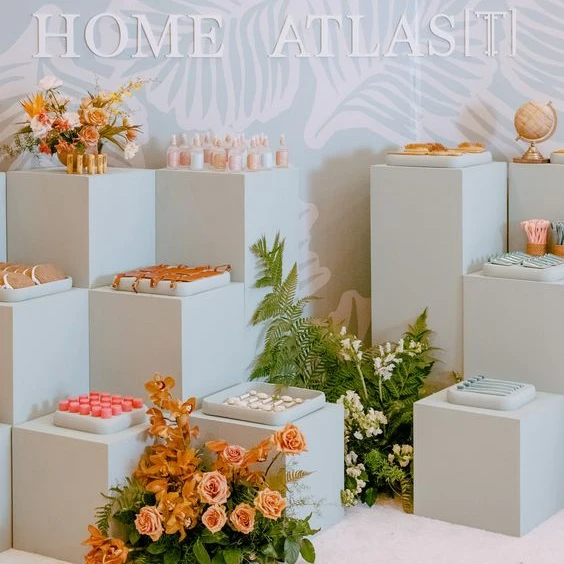 Dessert Table Cake Stand Birth - Dessert Table Backdrop 评论和价格