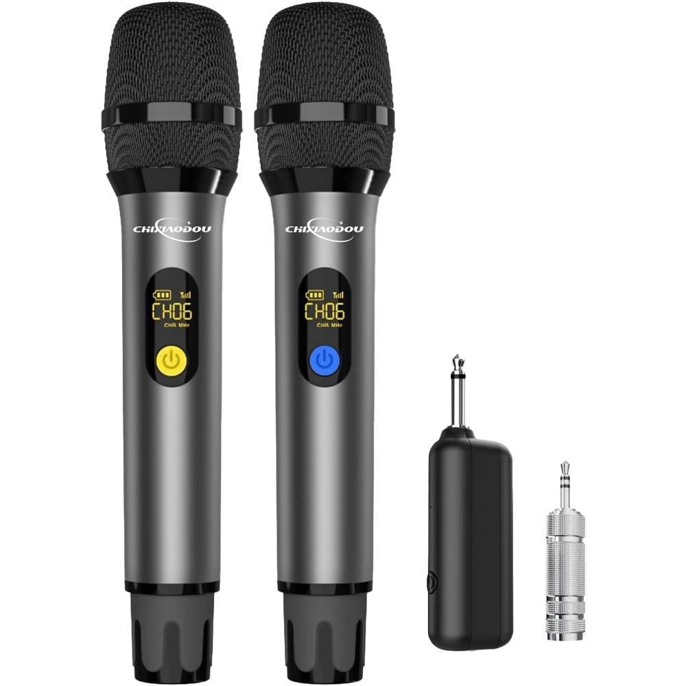 UHF Metal Dual Handheld Dynami - Event & Party Supply 评论和价格