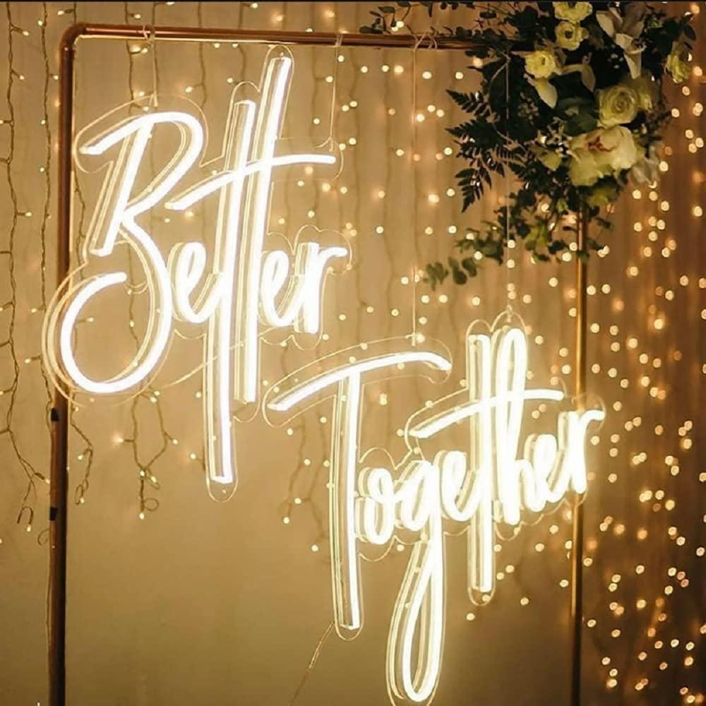 Better Together Neon Sign USB  - Neon Sign Party 评论和价格