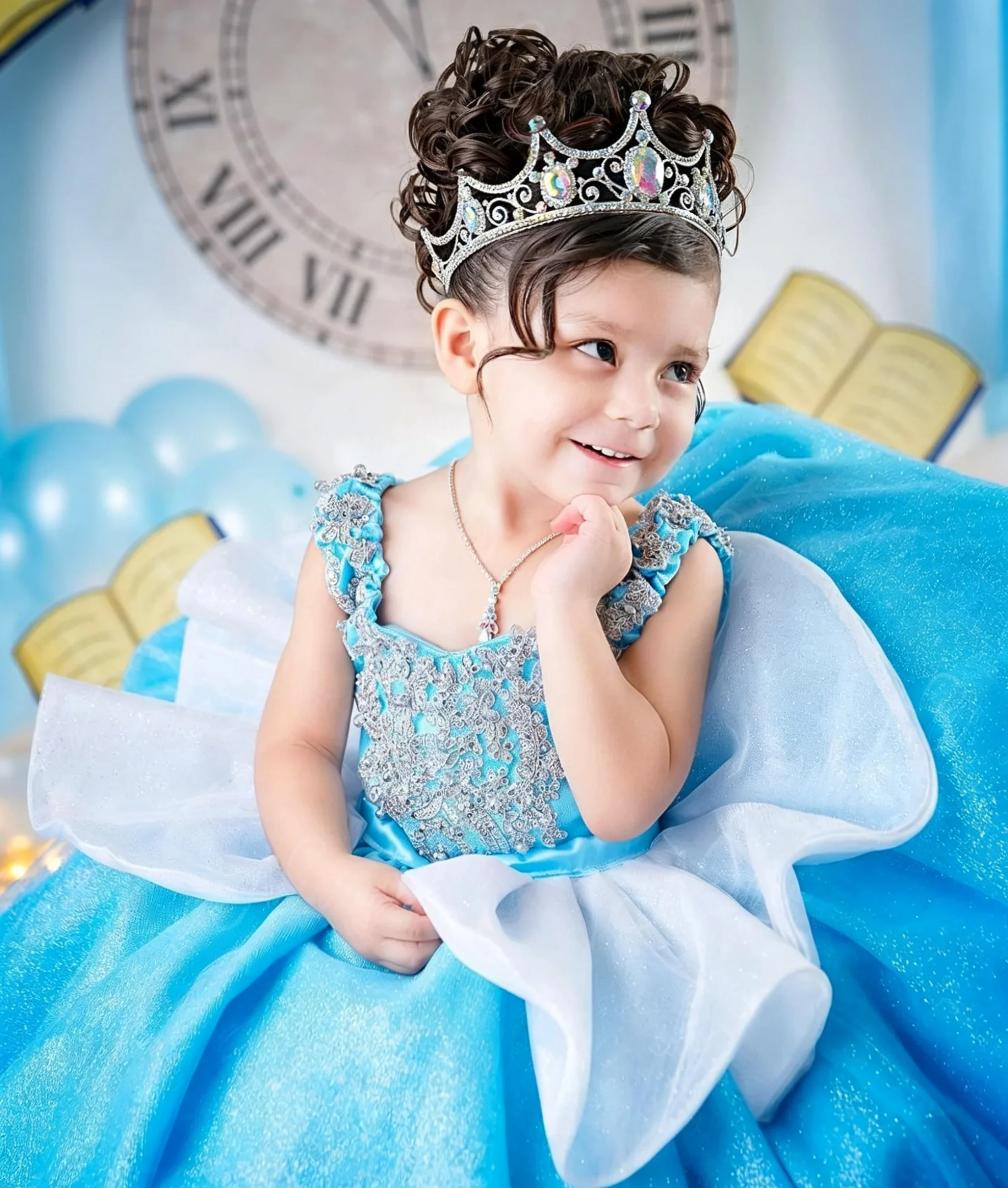 Custom Luxury Dress FlowerGirl - Birthday Sash Glitter 评论和价格