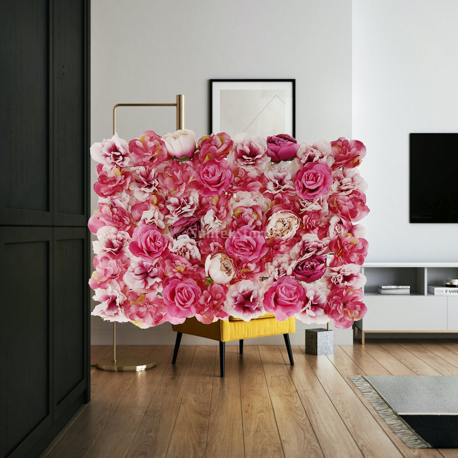 Artificial Flower Wall Panel M - Flower Wall Panel 评论和价格