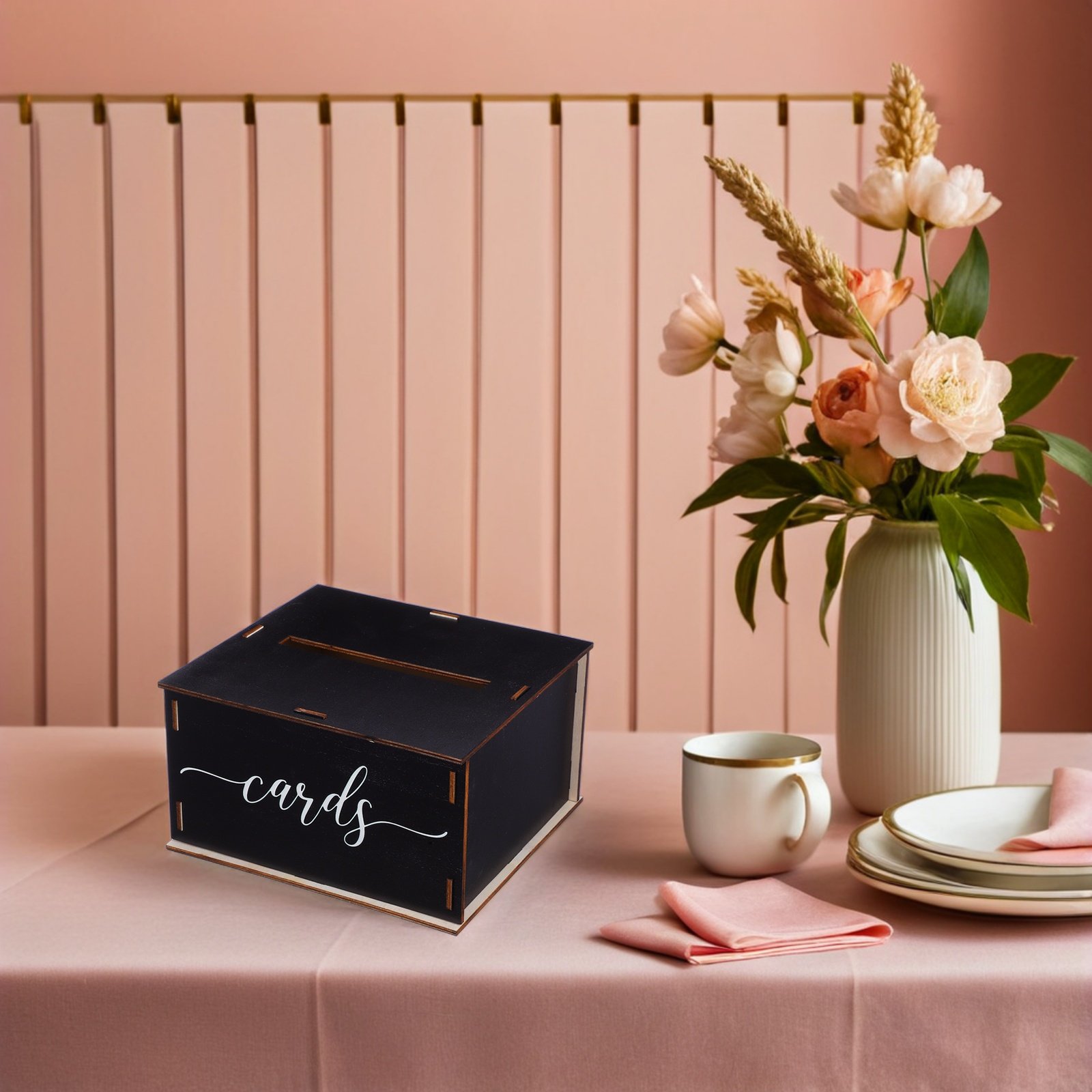 Wooden Wedding Card Box Rustic - Event Party Box 评论和价格